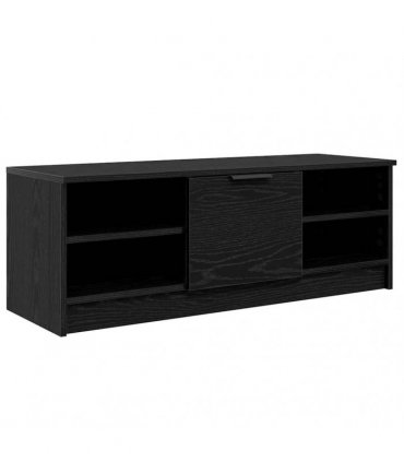 vidaXL TV Cabinet Black Oak 102 x 35 x 36.5 cm Engineered Wood — V0672032080
