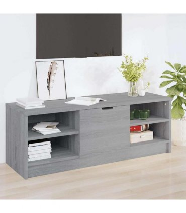 vidaXL TV Cabinet Grey Sonoma 102x35.5x36.5 cm Engineered Wood