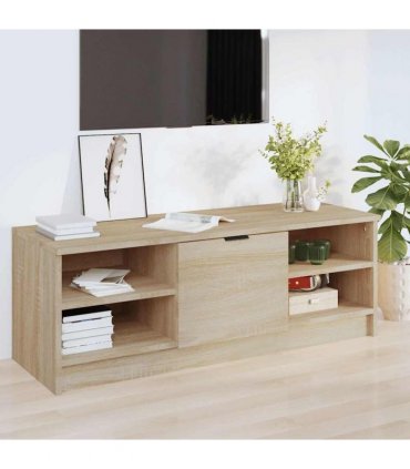 vidaXL TV Cabinet Sonoma Oak 102x35.5x36.5 cm Engineered Wood
