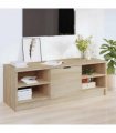 vidaXL TV Cabinet Sonoma Oak 102x35.5x36.5 cm Engineered Wood
