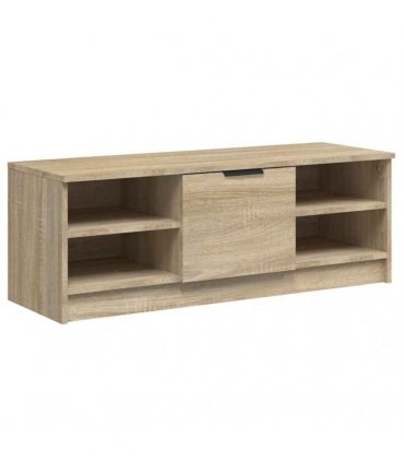 vidaXL TV Cabinet Sonoma Oak 102x35.5x36.5 cm Engineered Wood