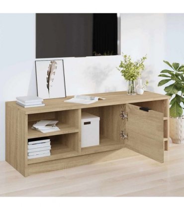 vidaXL TV Cabinet Sonoma Oak 102x35.5x36.5 cm Engineered Wood