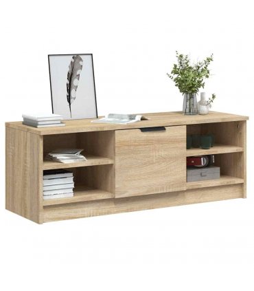vidaXL TV Cabinet Sonoma Oak 102x35.5x36.5 cm Engineered Wood