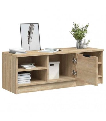 vidaXL TV Cabinet Sonoma Oak 102x35.5x36.5 cm Engineered Wood