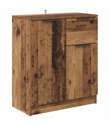 vidaXL Sideboard with Drawer Old Wood 60 x 30 x 70 cm Engineered Wood