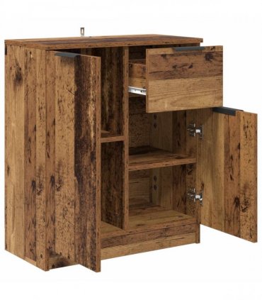 vidaXL Sideboard with Drawer Old Wood 60 x 30 x 70 cm Engineered Wood