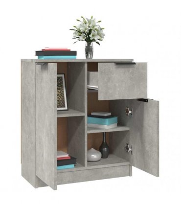 vidaXL Sideboard Concrete Grey 60x30x70 cm Engineered Wood — V0672032089