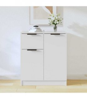 vidaXL Sideboard White 60x30x70 cm Engineered Wood — V0672032091