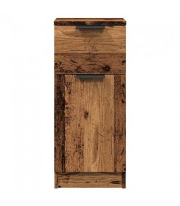 vidaXL Sideboards 2 pcs Old Wood 30x30x70 cm Engineered Wood