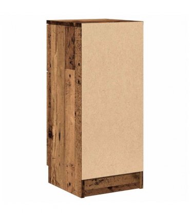 vidaXL Sideboards 2 pcs Old Wood 30x30x70 cm Engineered Wood