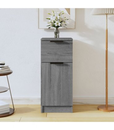vidaXL Sideboard Grey Sonoma 30x30x70 cm Engineered Wood
