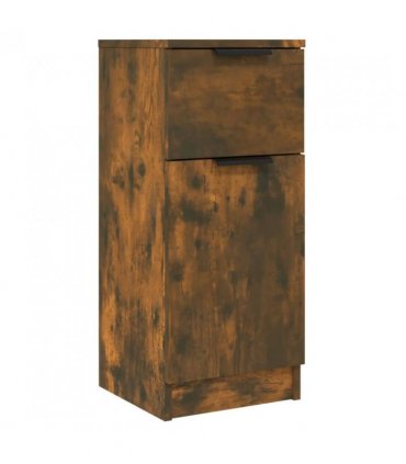 vidaXL Sideboards 2 pcs Smoked Oak 30x30x70 cm Engineered Wood