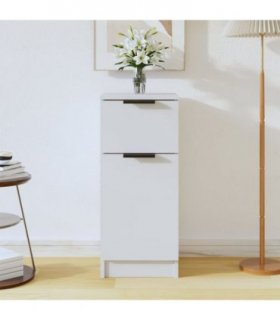 vidaXL Sideboard | White | Engineered wood | Compact | Sideboard | Rectangular