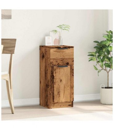 vidaXL Sideboard Old Wood 30x30x70 cm Engineered Wood