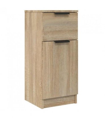 vidaXL Sideboard Sonoma Oak 30x30x70 cm Engineered Wood