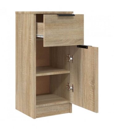 vidaXL Sideboard Sonoma Oak 30x30x70 cm Engineered Wood