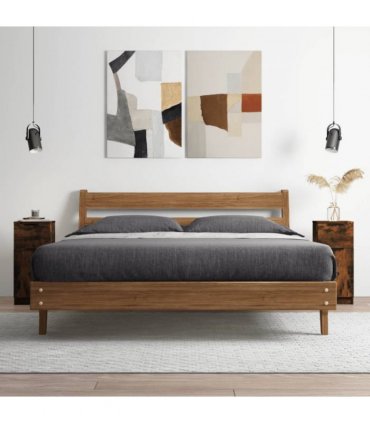 vidaXL Sideboard | Smoked Oak | Engineered Wood | Medium | Cabinet | Square