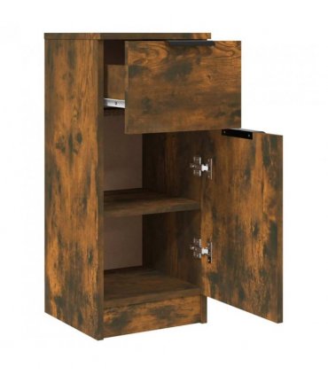 vidaXL Sideboard | Smoked Oak | Engineered Wood | Medium | Cabinet | Square