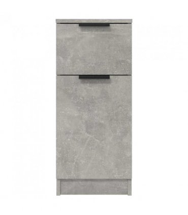 vidaXL Sideboard Concrete Grey 30x30x70 cm Engineered Wood