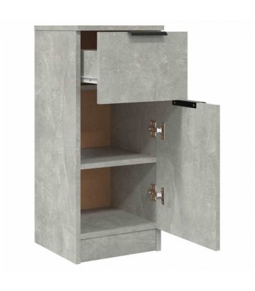 vidaXL Sideboard Concrete Grey 30x30x70 cm Engineered Wood