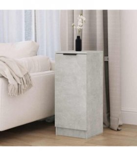 vidaXL Sideboard Concrete Grey 30x30x70 cm Engineered Wood — V0672032112