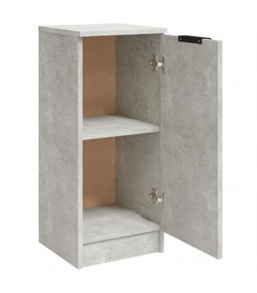 vidaXL Sideboard Concrete Grey 30x30x70 cm Engineered Wood — V0672032112