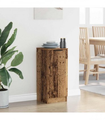 vidaXL Sideboard Old Wood 30 x 30 x 70 cm Engineered Wood