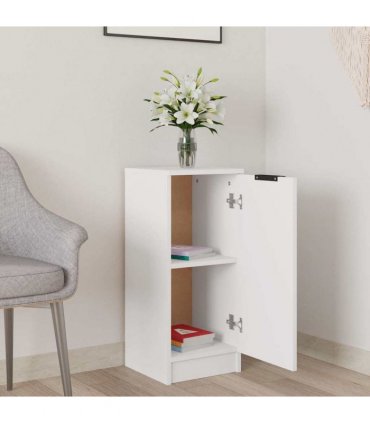 vidaXL Sideboard White 30x30x70 cm Engineered Wood