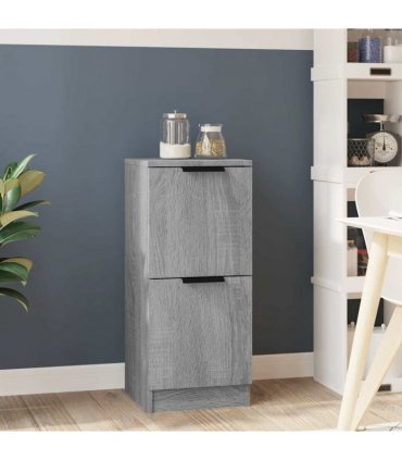 vidaXL Sideboard Grey Sonoma 30x30x70 cm Engineered Wood — V0672032135