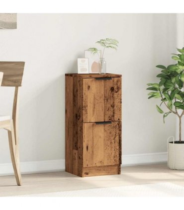 vidaXL Sideboard Old Wood 30x30x70 cm Engineered Wood — V0672032136