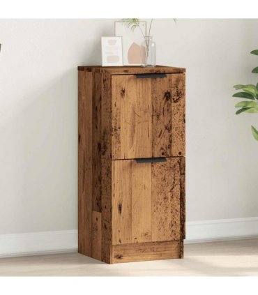 vidaXL Sideboard Old Wood 30x30x70 cm Engineered Wood — V0672032136