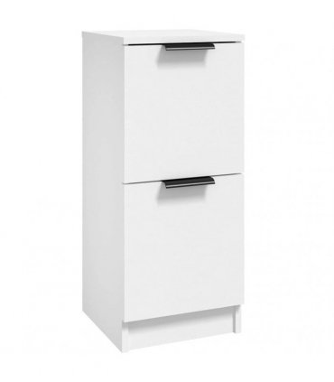 vidaXL Sideboard White 30x30x70 cm Engineered Wood — V0672032137