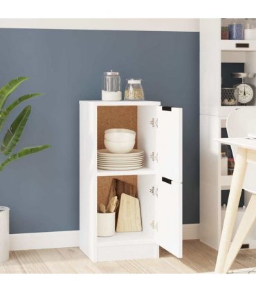 vidaXL Sideboard White 30x30x70 cm Engineered Wood — V0672032137