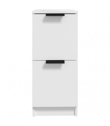 vidaXL Sideboard White 30x30x70 cm Engineered Wood — V0672032137