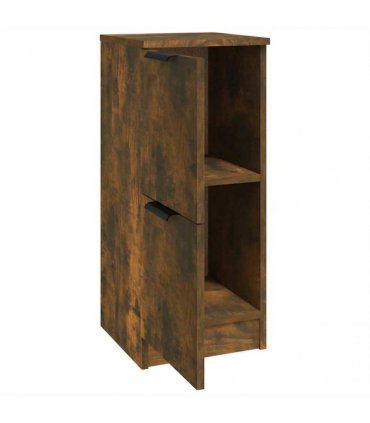 vidaXL Sideboard Smoked Oak 30x30x70 cm Engineered Wood — V0672032139