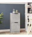 vidaXL Sideboard Concrete Grey 30x30x70 cm Engineered Wood — V0672032141