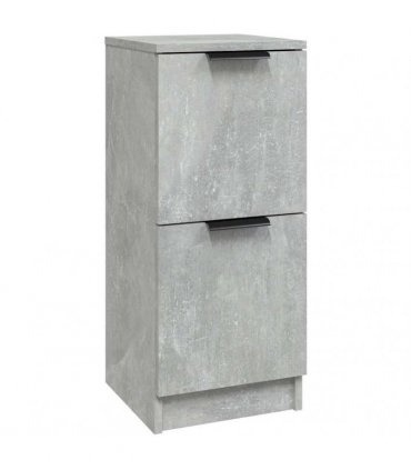 vidaXL Sideboard Concrete Grey 30x30x70 cm Engineered Wood — V0672032141