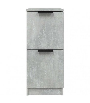 vidaXL Sideboard Concrete Grey 30x30x70 cm Engineered Wood — V0672032141