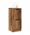 vidaXL Sideboards 2 pcs Old Wood 30x30x70 cm Engineered Wood — V0672032143