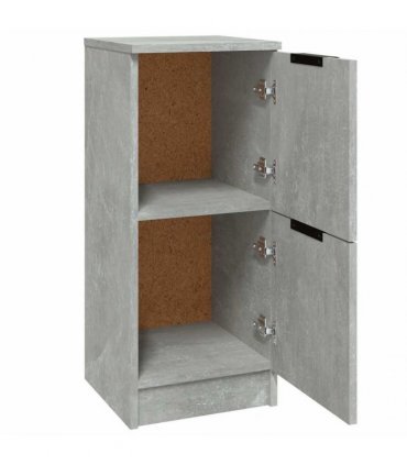 vidaXL Sideboards 2 pcs Concrete Grey 30x30x70 cm Engineered Wood — V0672032145