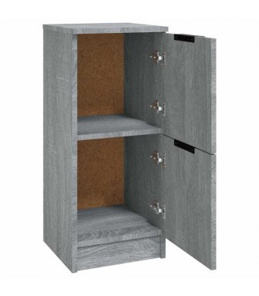 vidaXL Sideboards 2 pcs Grey Sonoma 30x30x70 cm Engineered Wood — V0672032146
