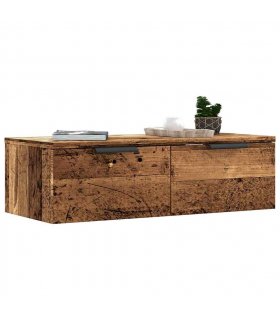 vidaXL Wall Cabinet Old Wood 68x30x20 cm Engineered Wood