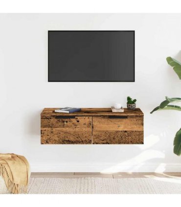 vidaXL Wall Cabinet Old Wood 68x30x20 cm Engineered Wood