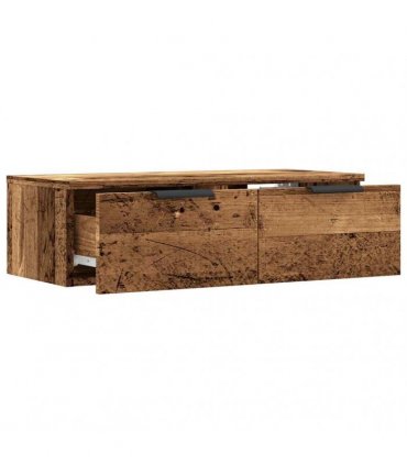 vidaXL Wall Cabinet Old Wood 68x30x20 cm Engineered Wood