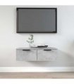 vidaXL Wall Cabinet Concrete Grey 68x30x20 cm Engineered Wood
