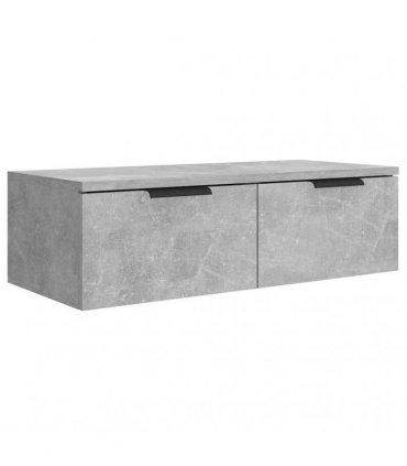 vidaXL Wall Cabinet Concrete Grey 68x30x20 cm Engineered Wood