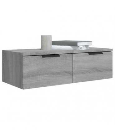 vidaXL Wall Cabinet Grey Sonoma 68x30x20 cm Engineered Wood