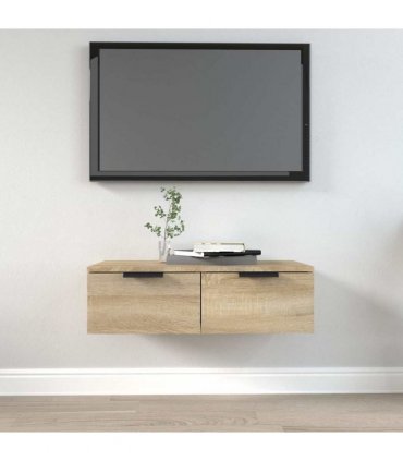 vidaXL Wall Cabinet Sonoma Oak 68x30x20 cm Engineered Wood