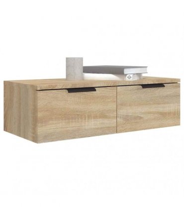 vidaXL Wall Cabinet Sonoma Oak 68x30x20 cm Engineered Wood