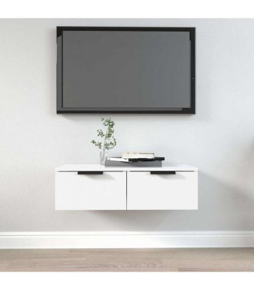 vidaXL Wall Cabinet White 68x30x20 cm Engineered Wood